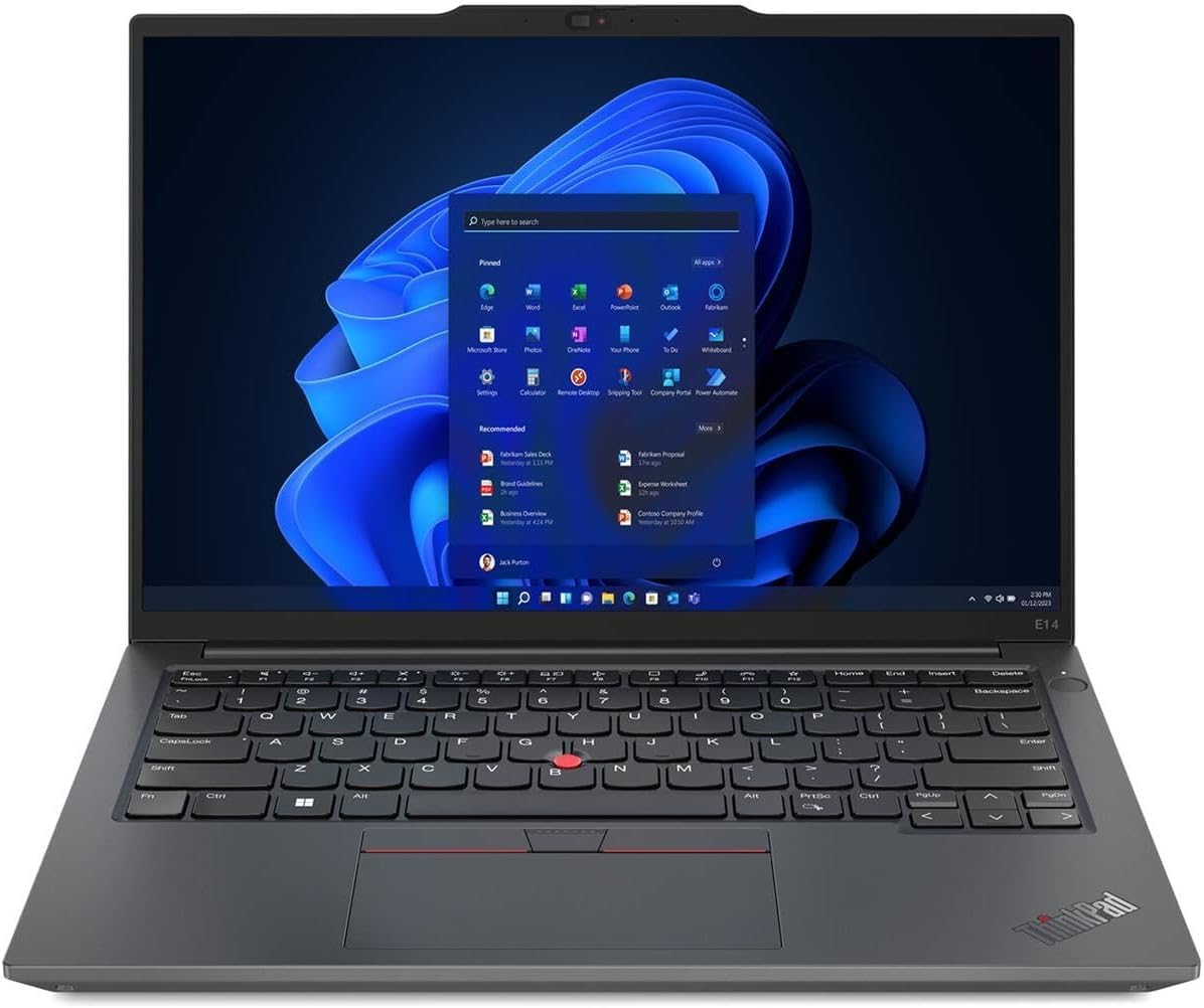 Amazon.com: Lenovo ThinkPad E14 Gen 5 Business Laptop, 14.0